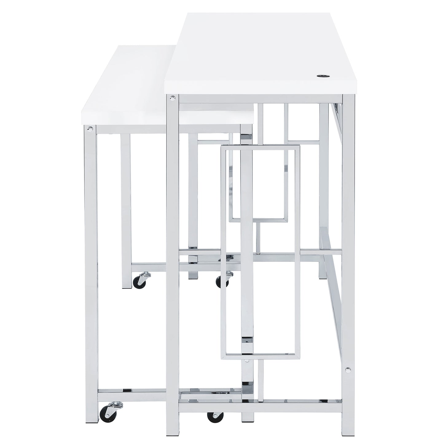 jeremaine 4-piece multipurpose counter height table set white