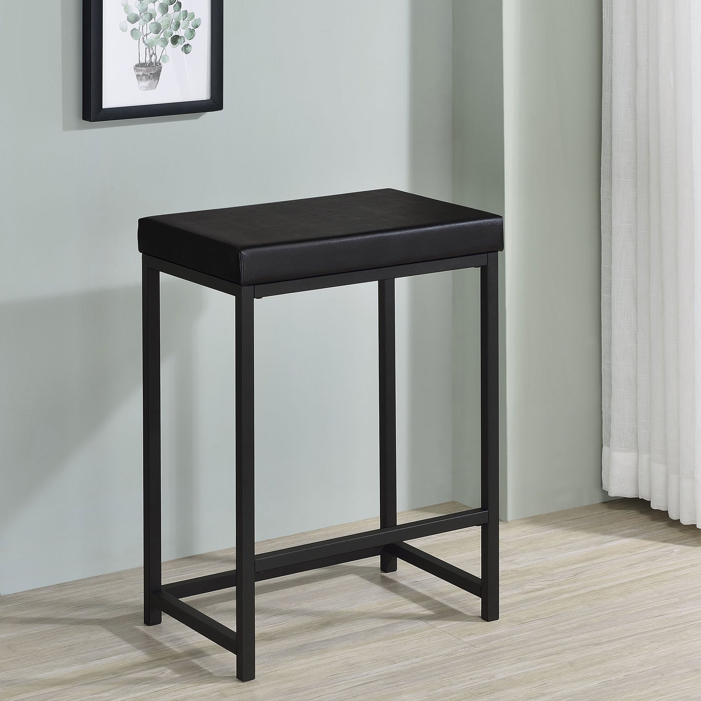 marjorie 4-piece multipurpose counter height table set black