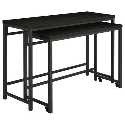 Marjorie 4-piece Multipurpose Counter Height Table Set Black