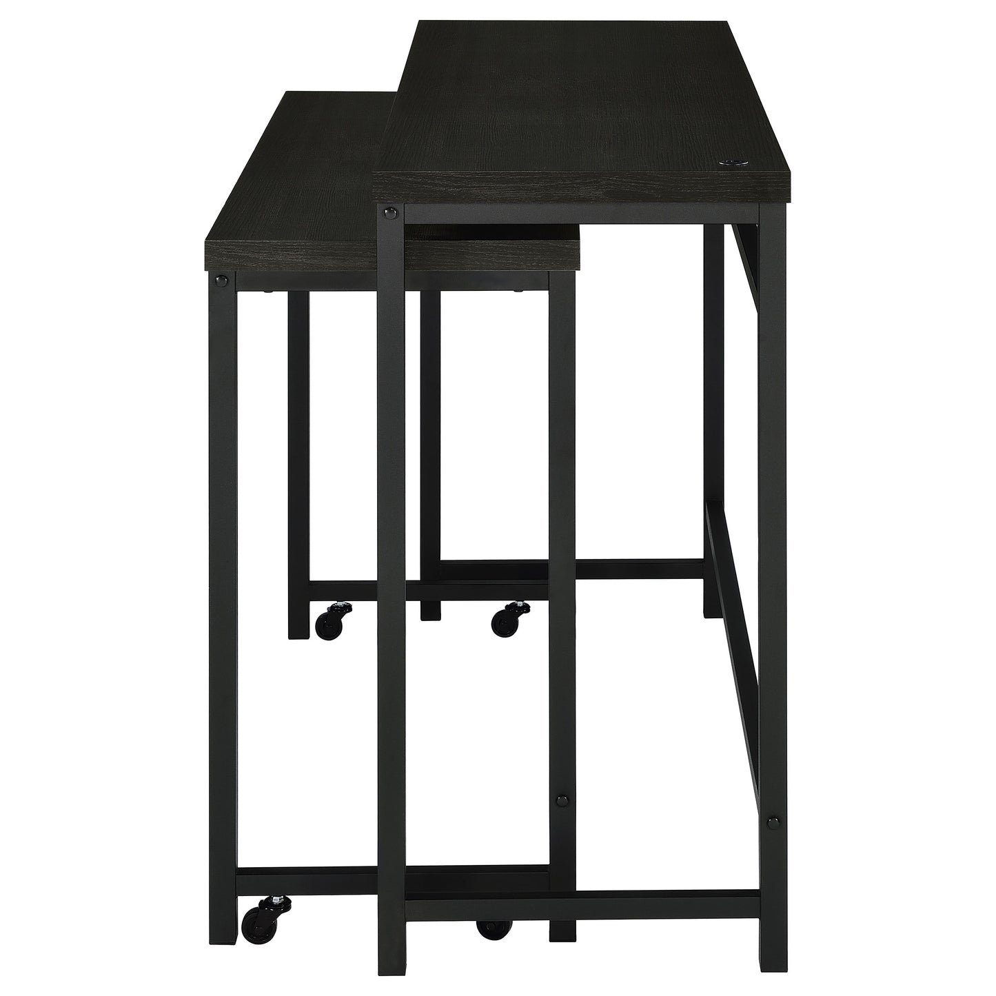 marjorie 4-piece multipurpose counter height table set black