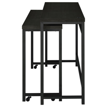 Marjorie 4-piece Multipurpose Counter Height Table Set Black