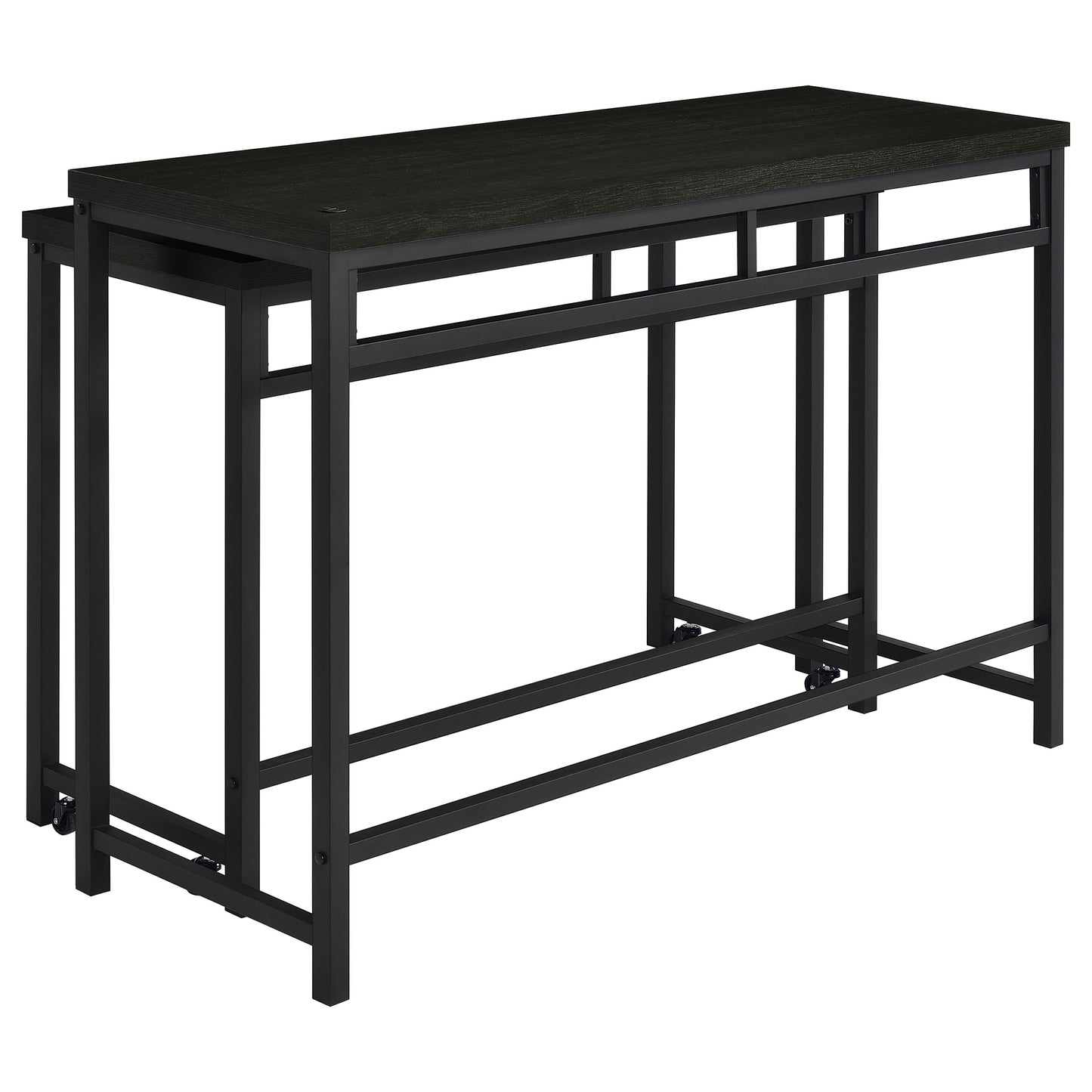 marjorie 4-piece multipurpose counter height table set black