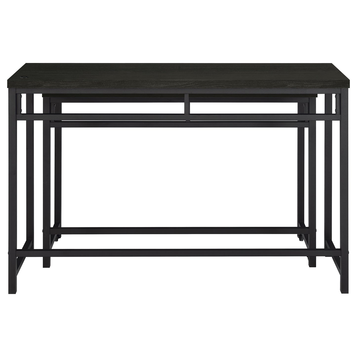 marjorie 4-piece multipurpose counter height table set black