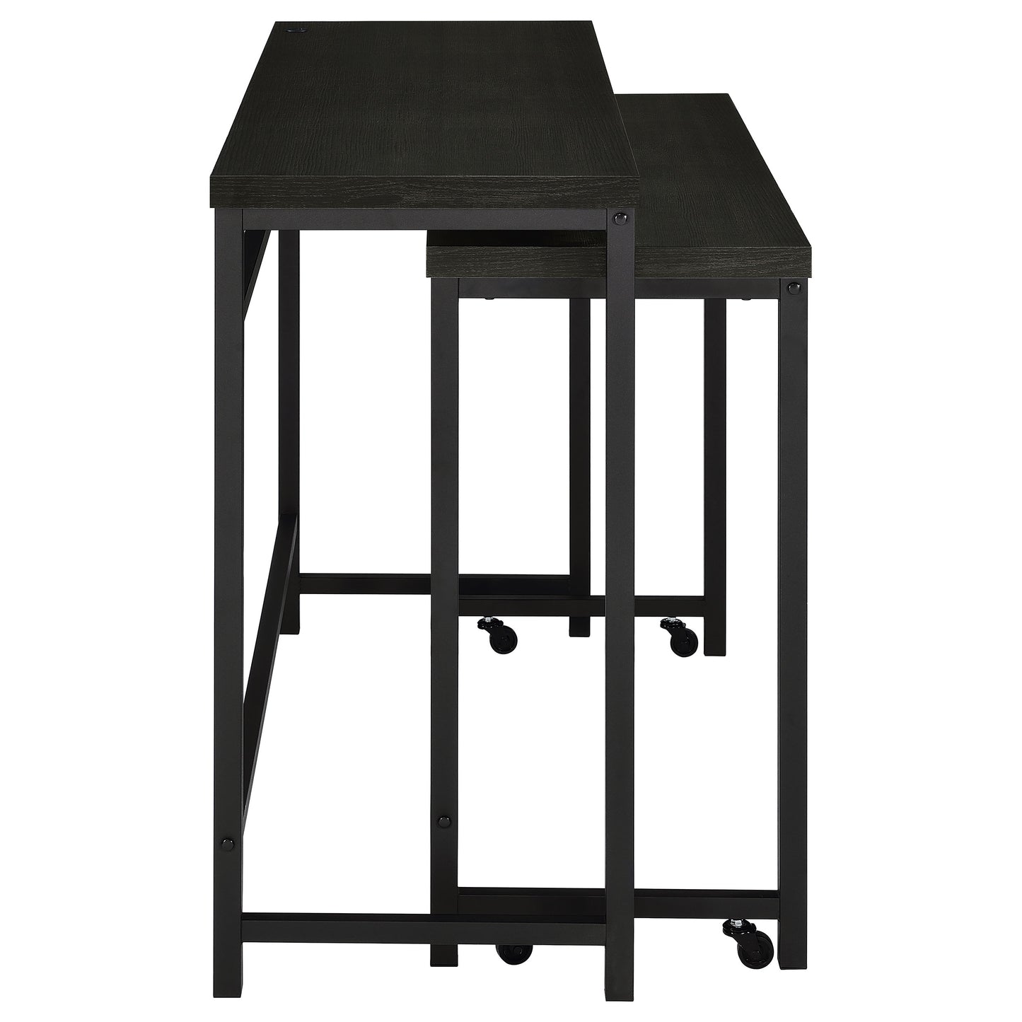 marjorie 4-piece multipurpose counter height table set black