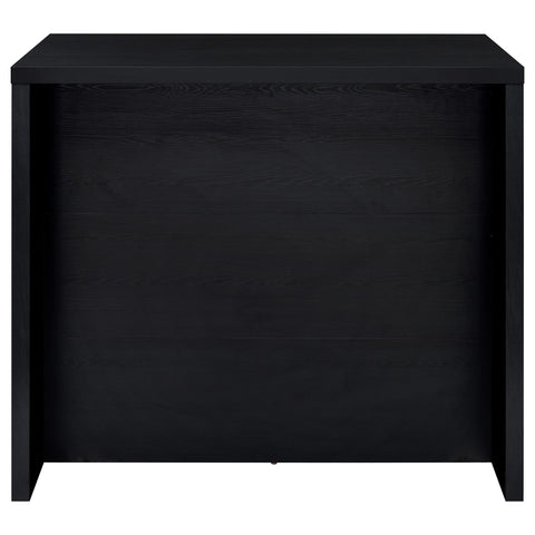 Ingrid Engineered Wood Freestanding Home Bar Black