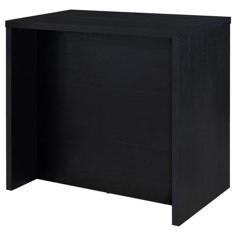 Ingrid Engineered Wood Freestanding Home Bar Black