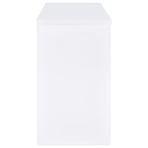 Ingrid Engineered Wood Freestanding Home Bar White