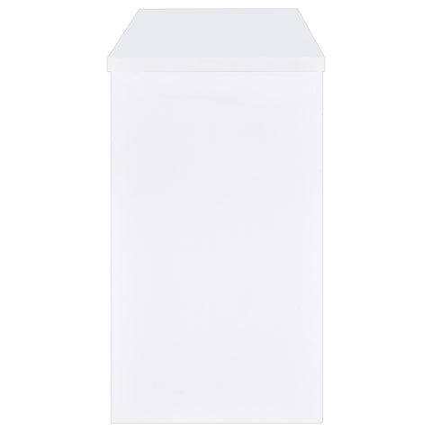 Ingrid Engineered Wood Freestanding Home Bar White