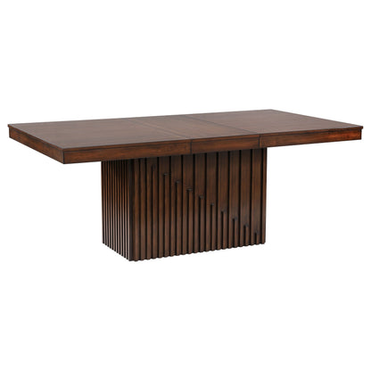 Nathan 77-inch Extension Leaf Dining Table Mango Oak