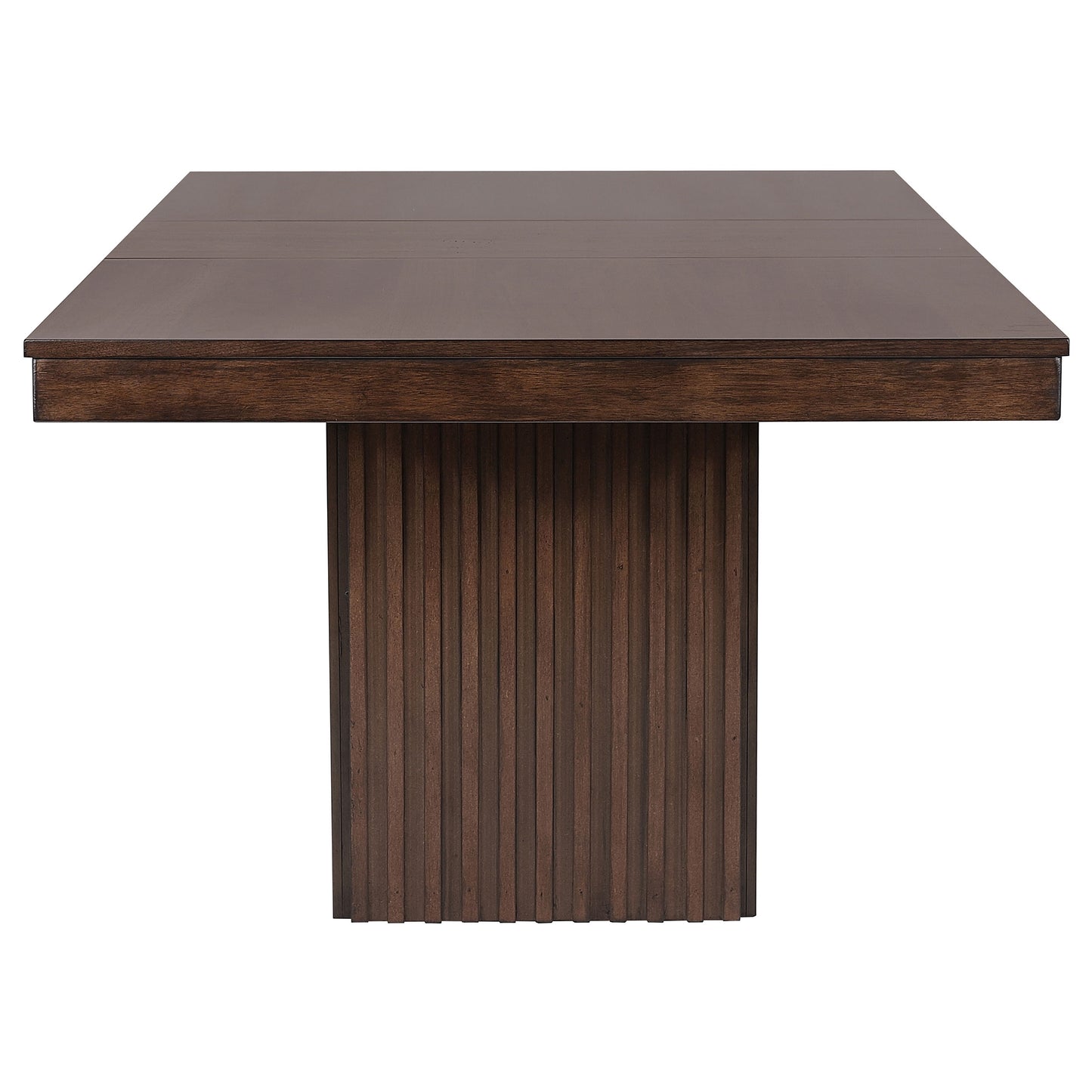 nathan 77-inch extension leaf dining table mango oak