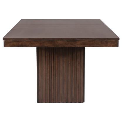 Nathan 77-inch Extension Leaf Dining Table Mango Oak