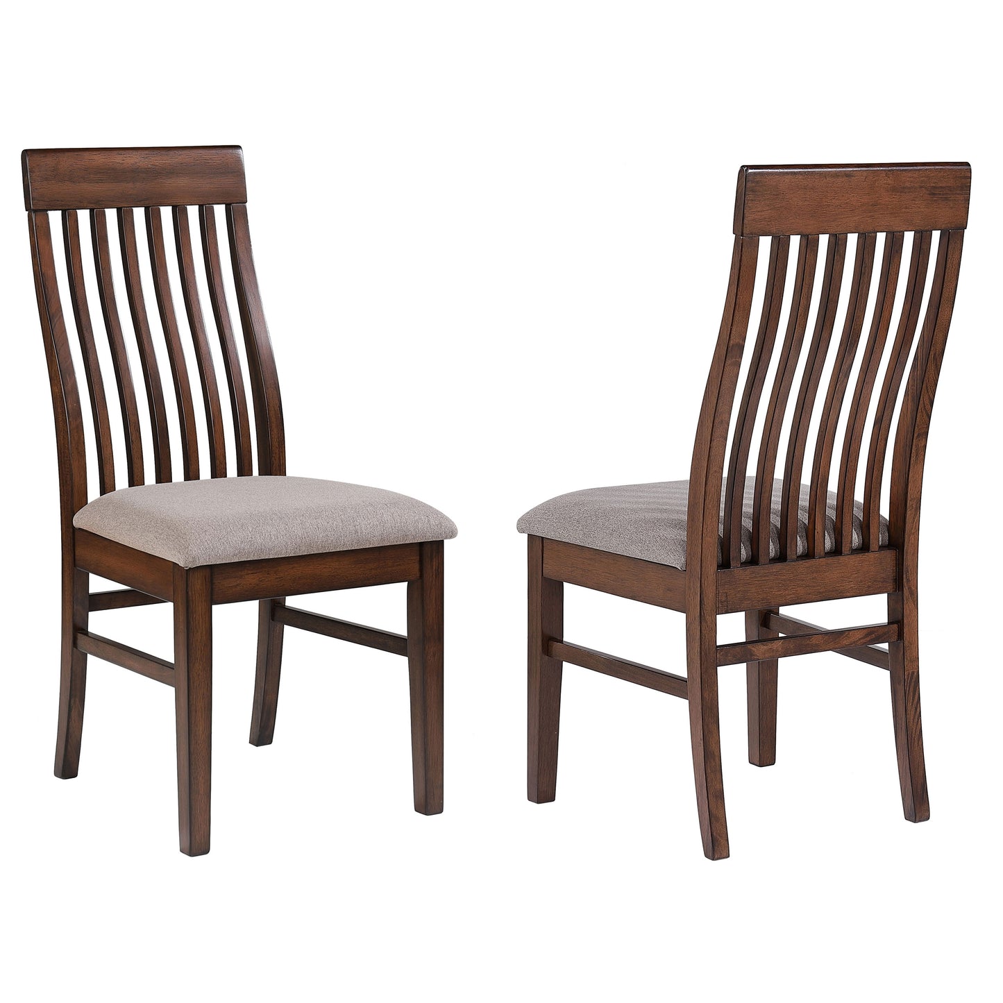 dacy wood dining side chair mango oak (set of 2)mango oak