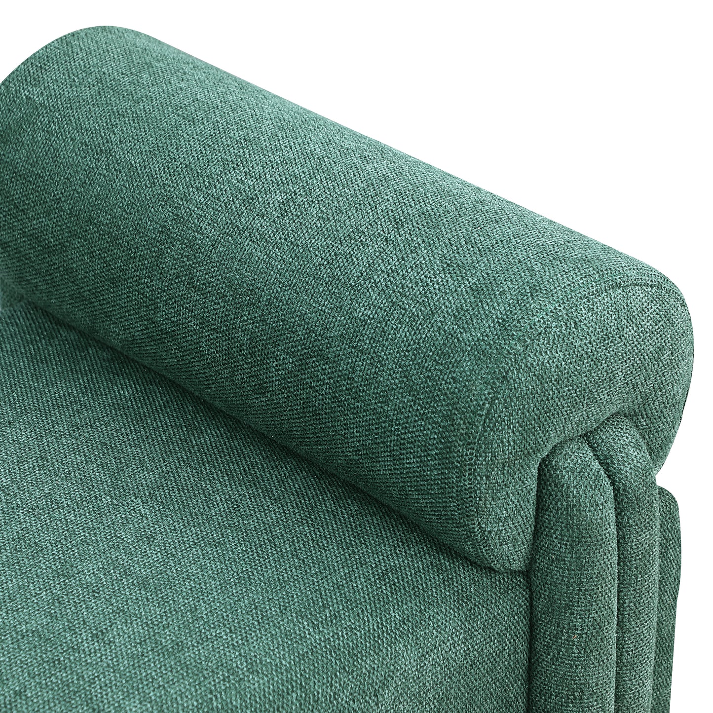 emerson green polyester fabric bench green