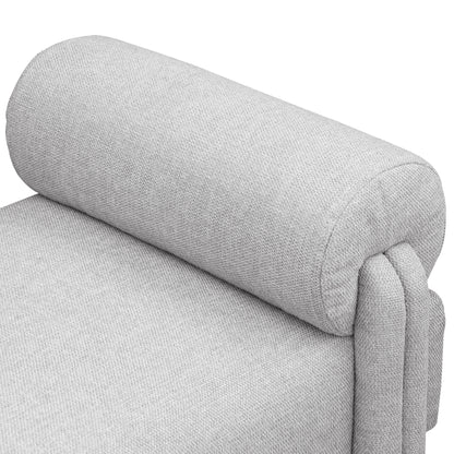 Emerson Grey Polyester Fabric Bench Grey