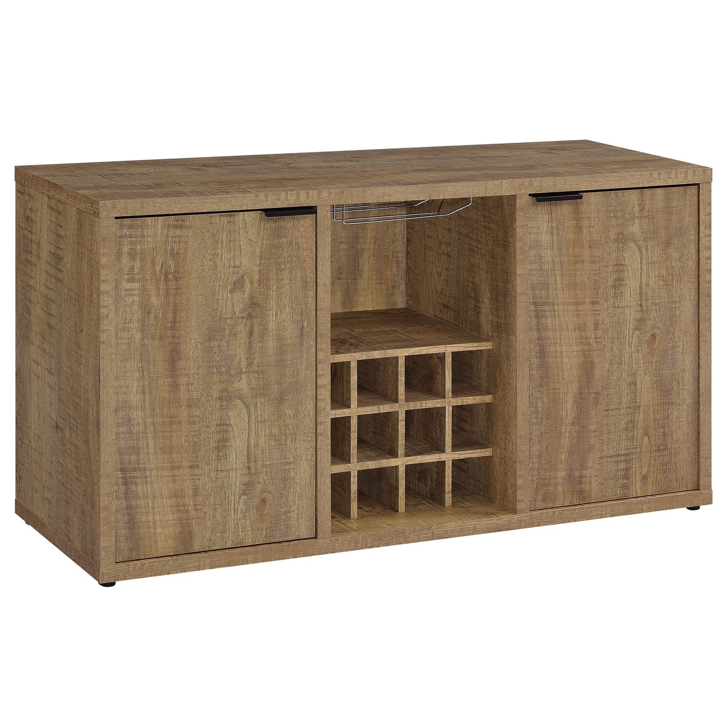 larue 2-door composite wood sideboard buffet mango