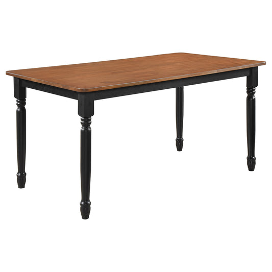 Lilith Rectangular 63-inch Wood Dining Table Walnut