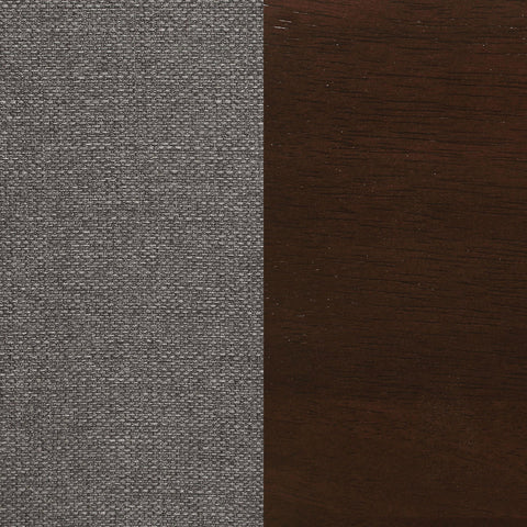 Monett Fabric Upholstered Counter Chair Grey (Set of 2)Grey