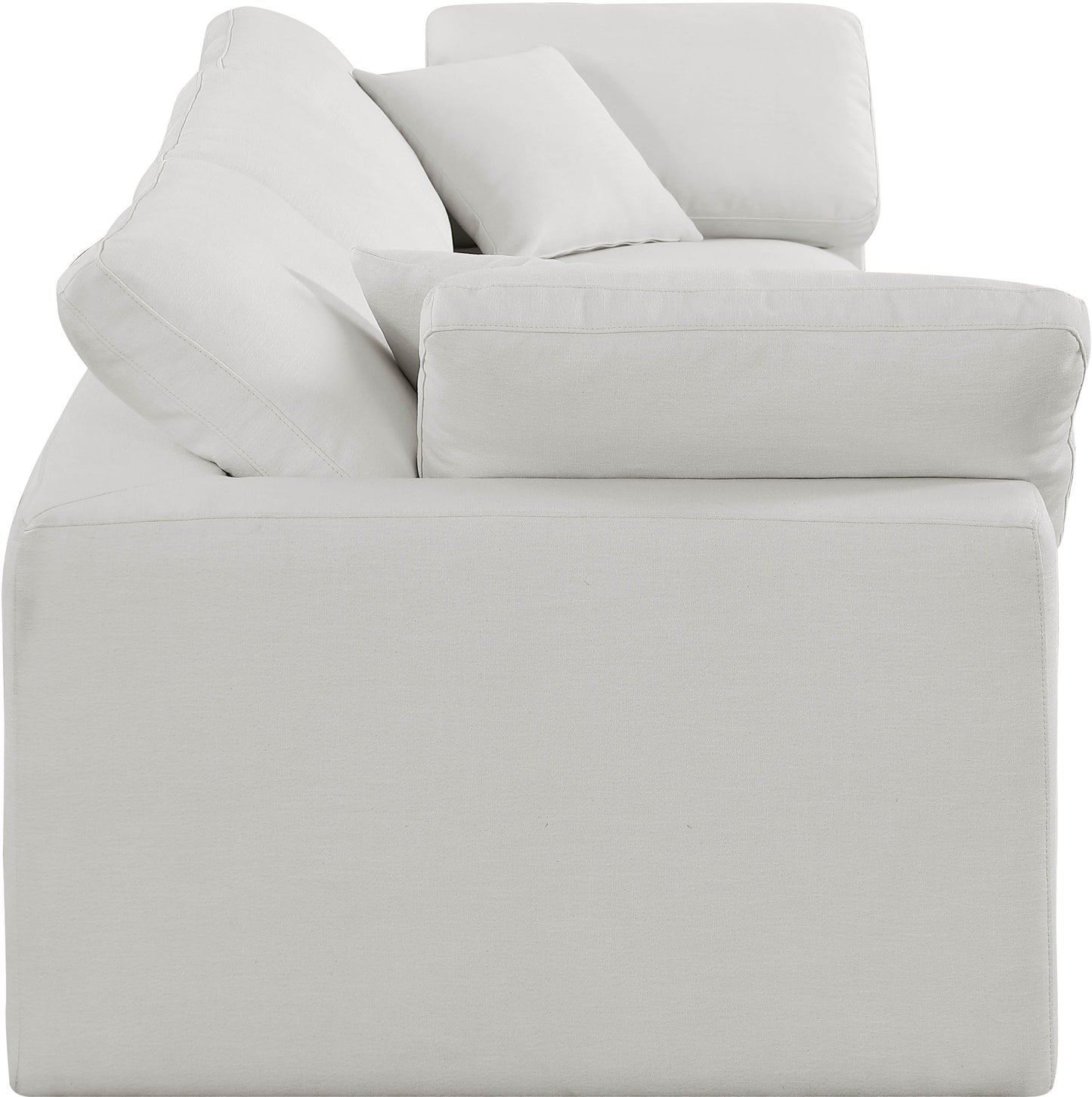 dolce cream linen textured fabric modular sofa s119