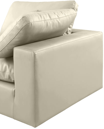 Asher Cream Vegan Leather Modular Sectional