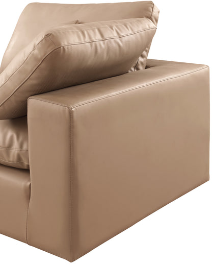 Dolce Tan Faux Leather Modular Sofa S119