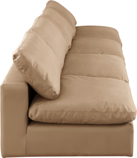 Dolce Tan Faux Leather Modular Sofa S156