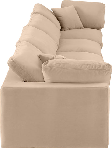 Dolce Beige Velvet Modular Sofa S158