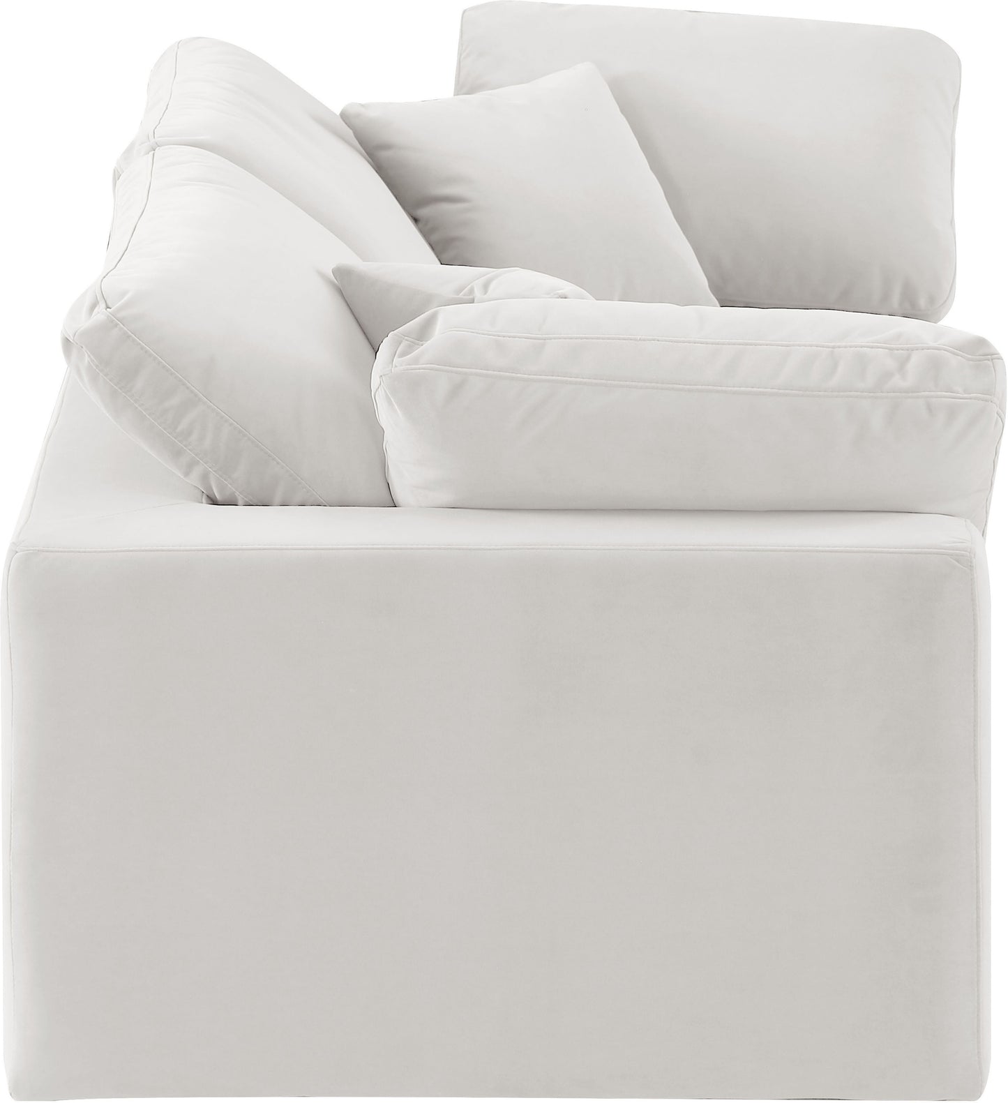 dolce cream velvet modular sofa s80