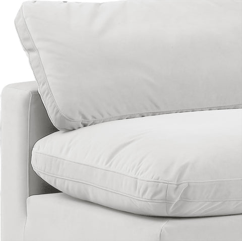Dolce Cream Velvet Modular Sectional Sec7C