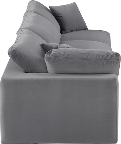 Dolce Grey Velvet Modular Sofa S119