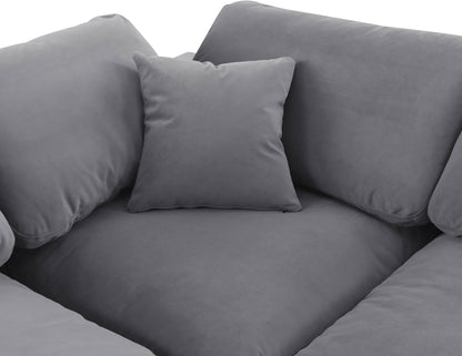 Dolce Grey Velvet Modular Sofa S119