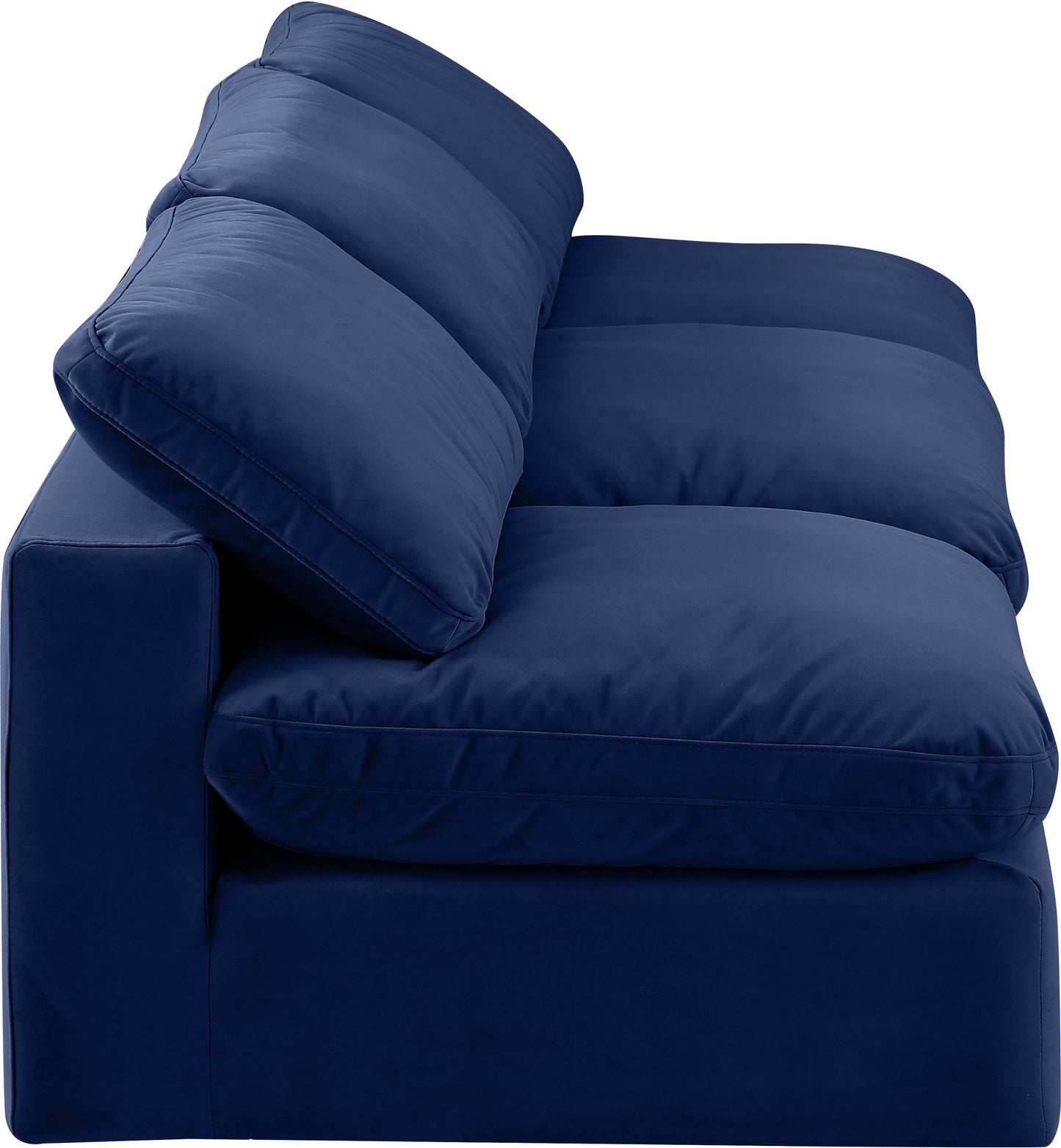 dolce navy velvet modular sofa s117