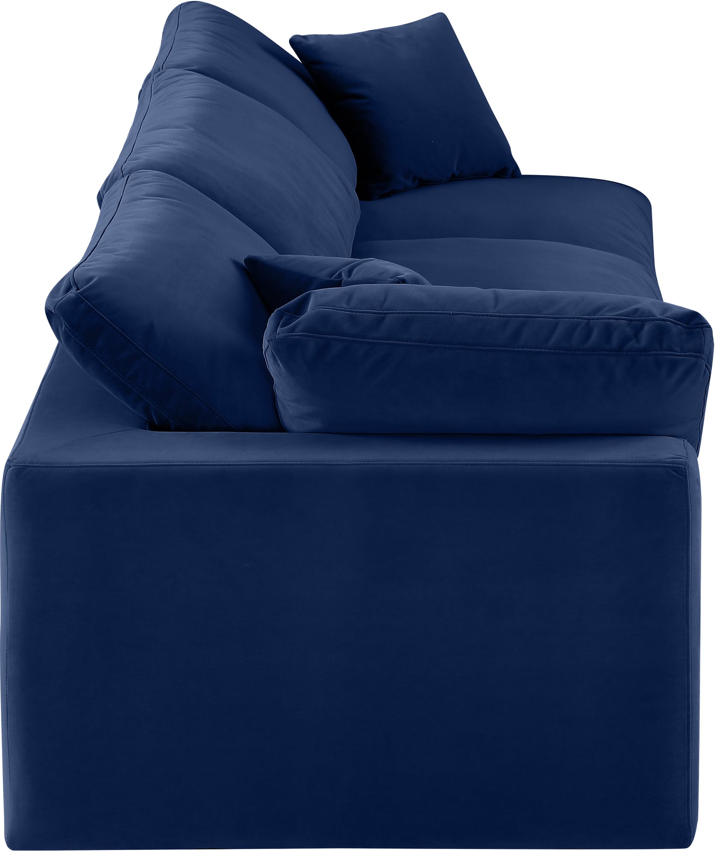 dolce navy velvet modular sofa s119