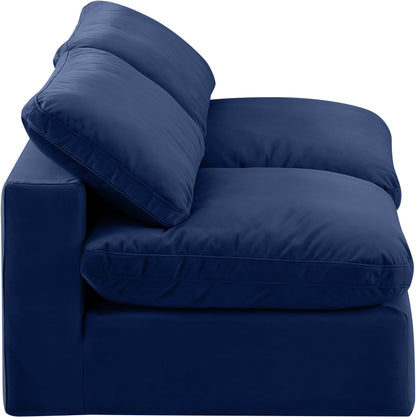 Dolce Navy Velvet Modular Sofa S78