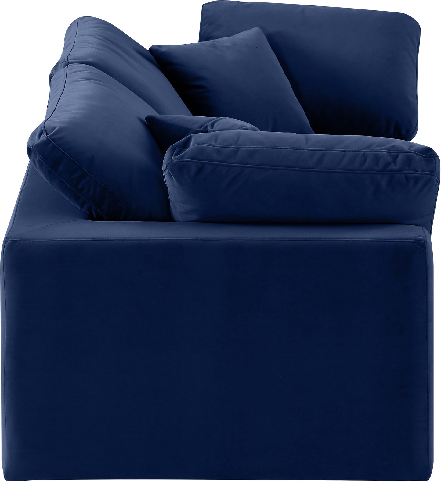 dolce navy velvet modular sofa s80