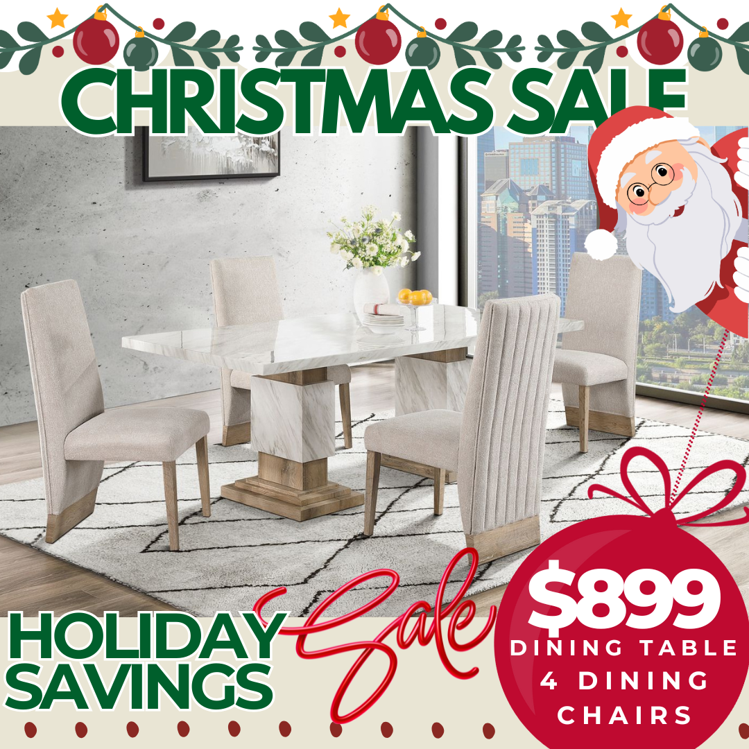 alpine stone dining set holiday edition