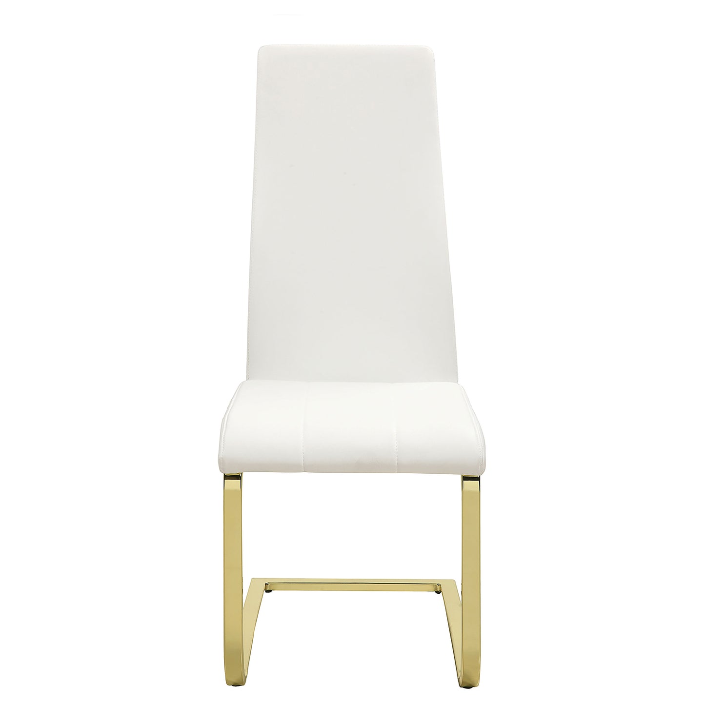 rue upholstered dining side chair white (set of 4)white