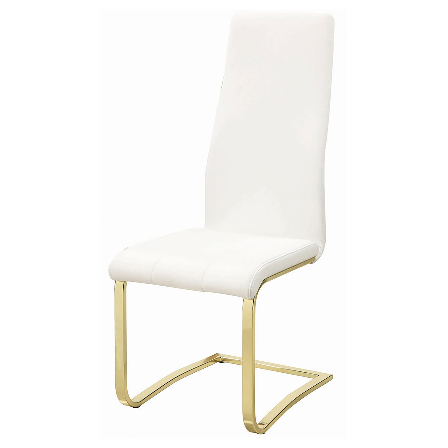 rue upholstered dining side chair white (set of 4)white