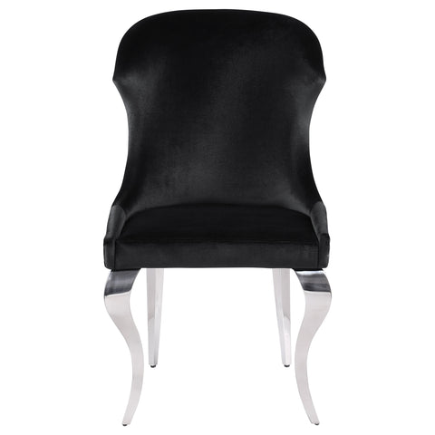 Scottsdale Upholstered Dining Side Chair Black (Set of 2)Black