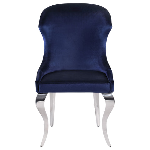Scottsdale Upholstered Dining Side Chair Ink Blue (Set of 2)Ink Blue