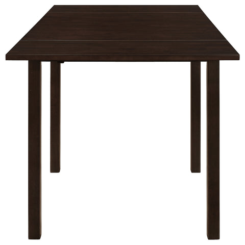 Estrella 3-piece Drop Leaf Dining Table Set Cappuccino and TanCappuccino