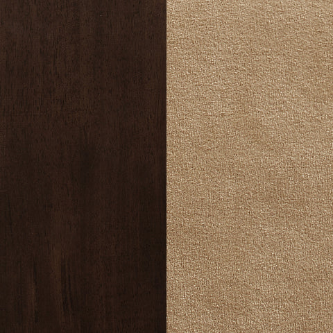 Estrella 3-piece Drop Leaf Dining Table Set Cappuccino and TanCappuccino