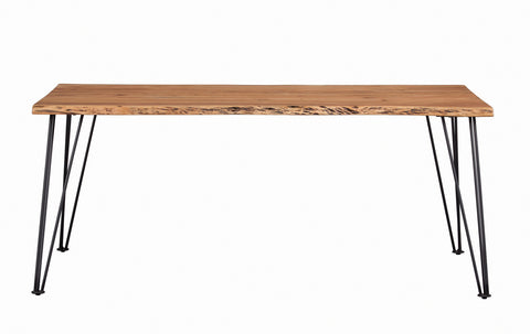 Colette 71-inch Live Edge Dining Table Natural AcaciaNatural Acacia