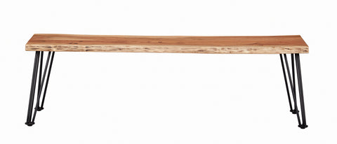 Colette Wood Dining Bench Natural AcaciaNatural Acacia