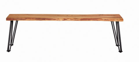 Colette Wood Dining Bench Natural AcaciaNatural Acacia