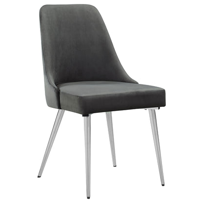 Appleton Upholstered Dining Side Chair Grey (Set of 2)Grey