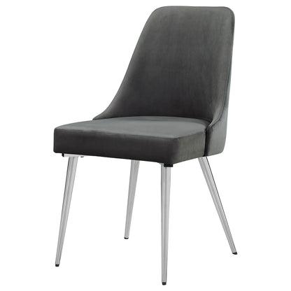 Appleton Upholstered Dining Side Chair Grey (Set of 2)Grey