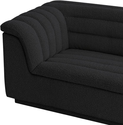 Dillard Black Boucle Fabric Chair C