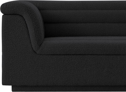 Dillard Black Boucle Fabric Chair C