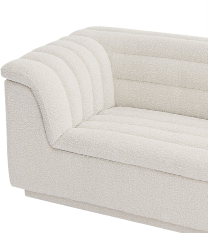 Dillard Cream Boucle Fabric Chair C