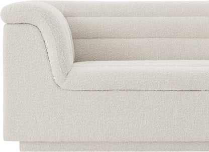 Dillard Cream Boucle Fabric Chair C